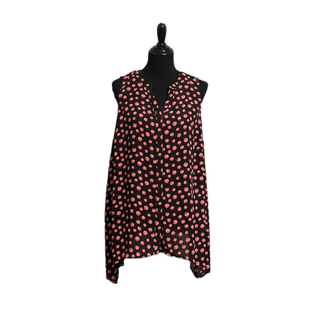 Apt 9 Black & Pink Top (0X)